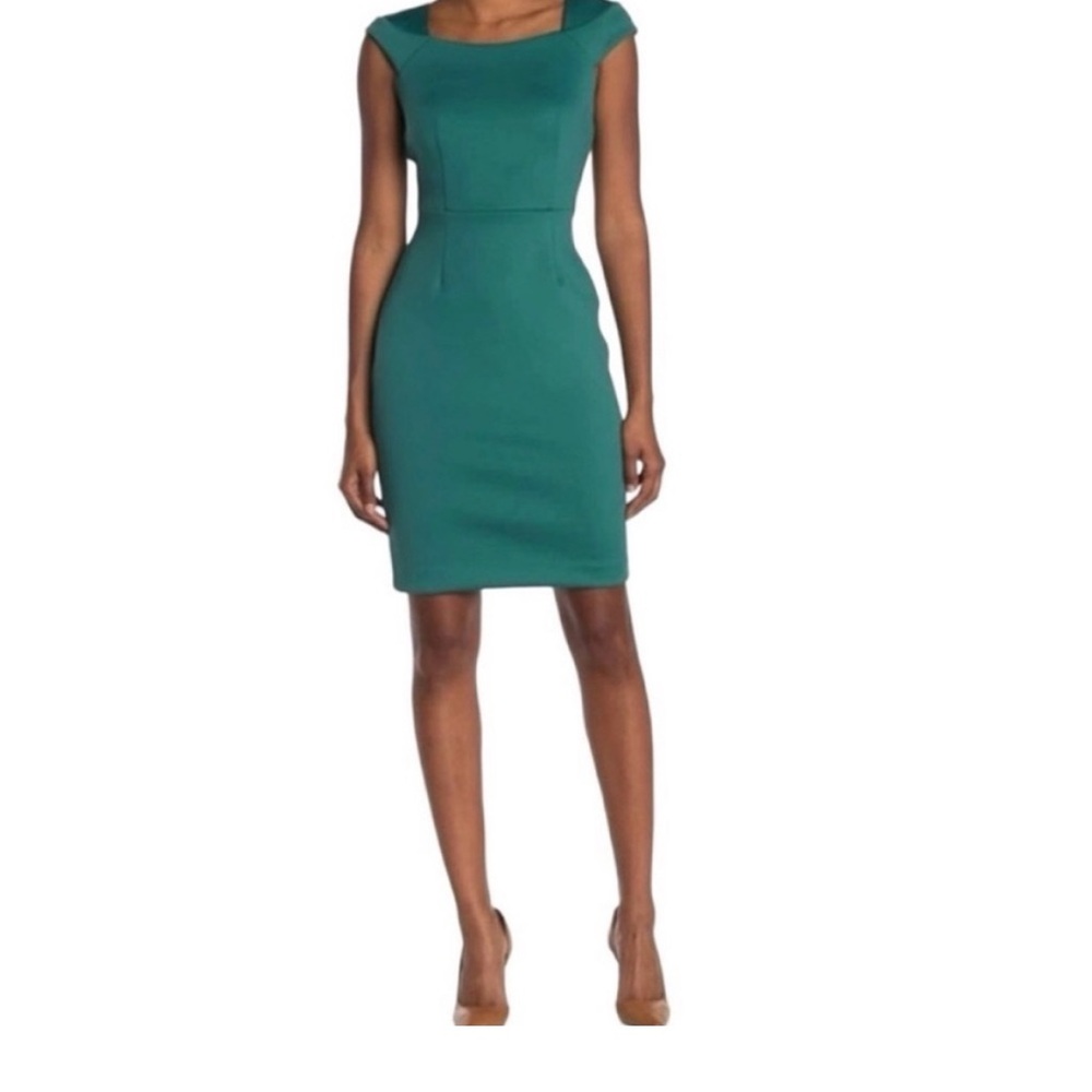 Calvin Klein Scuba Scoop Sheath Dress